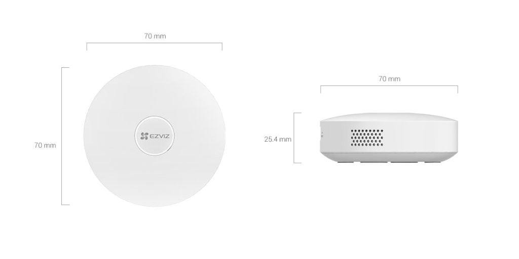 EZVIZ Home Gateway dimensions