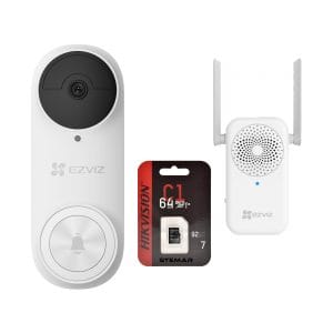 EZVIZ DB2 Pro Battery Video Doorbell 2K (5MP)