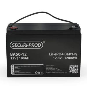 Securi-Prod 100Ah 12v Lithium (LiFePO4) Battery