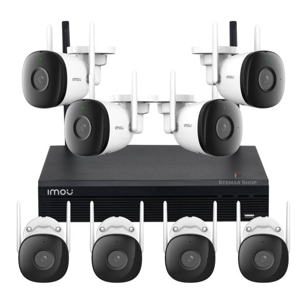 IMOU 8 Channel WiFi NVR with 8x 2C Cameras in the Kit