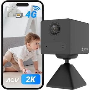 EZVIZ CB2 4G 2K Power Partner Camera Bundle (3MP)