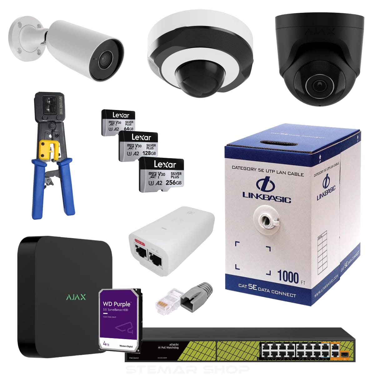 Ajax CCTV Build-It Bundle