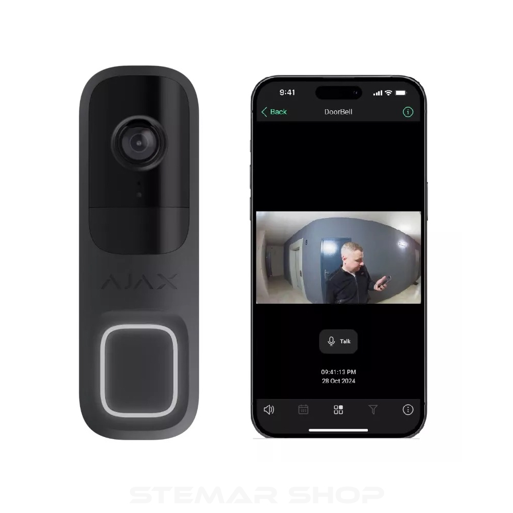 Ajax DoorBell 4MP Wi-Fi Door Station - Image 9