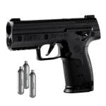 Byrna SD available in Black, Orange and Tan