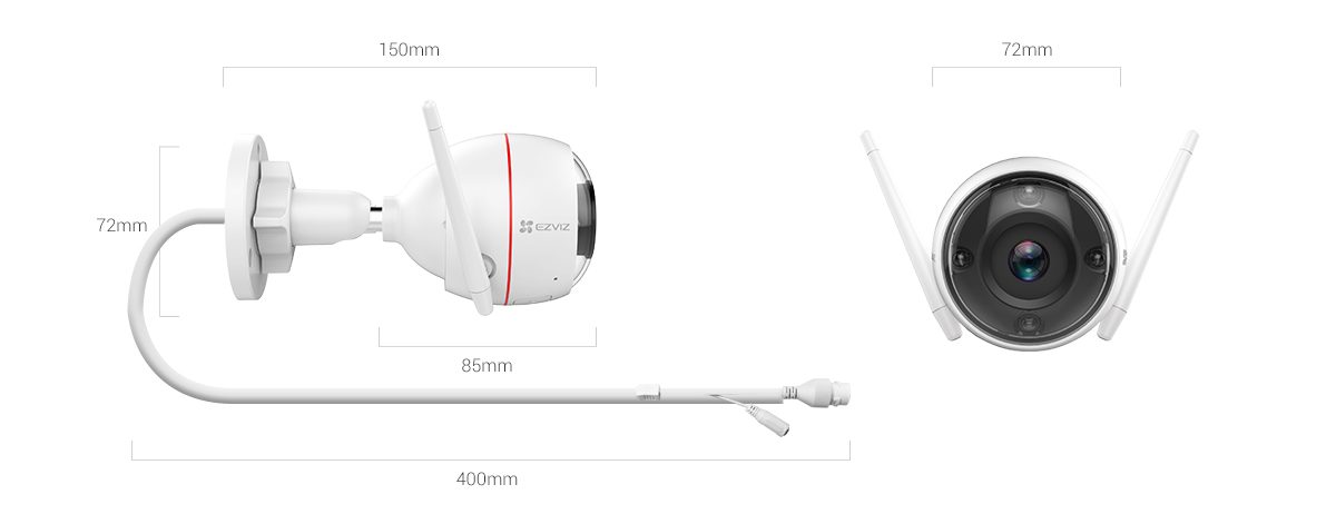 C3W Pro 4MP dimensions