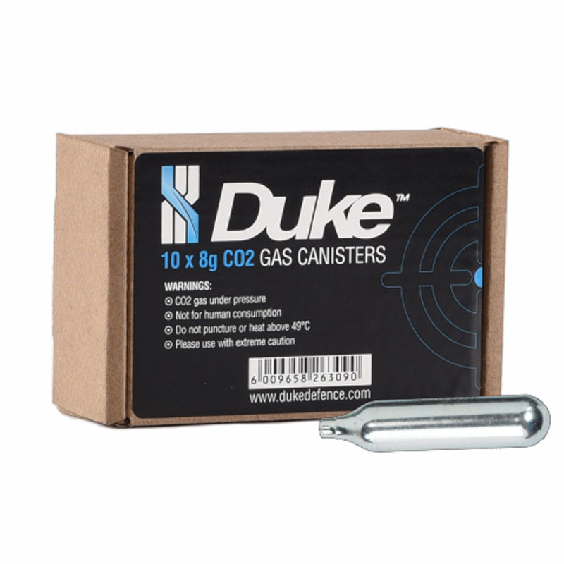 Duke 8 Gram Co2 Cartridges - Box of 10
