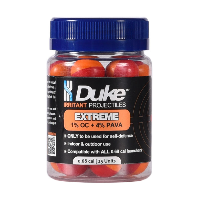 Duke Extreme Irritant Projectiles - 25 Units