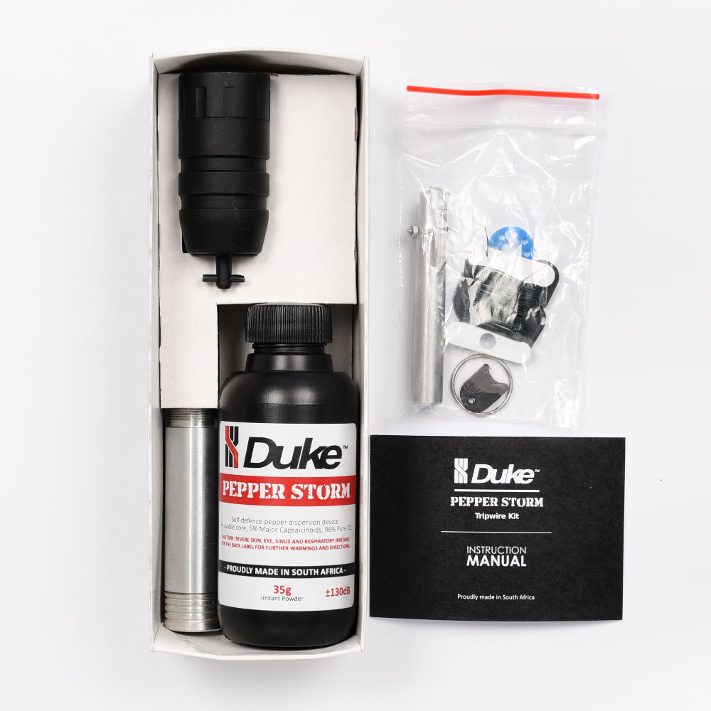 Duke Pepper Storm Tripwire Kit boxed for retail
