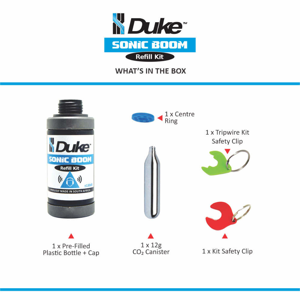 Duke Sonic Boom refill including accessories