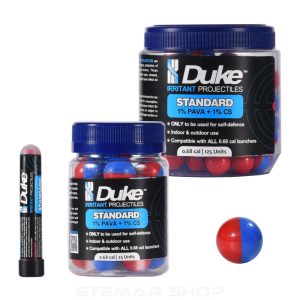 Duke Standard Irritant Projectiles | .68 Cal