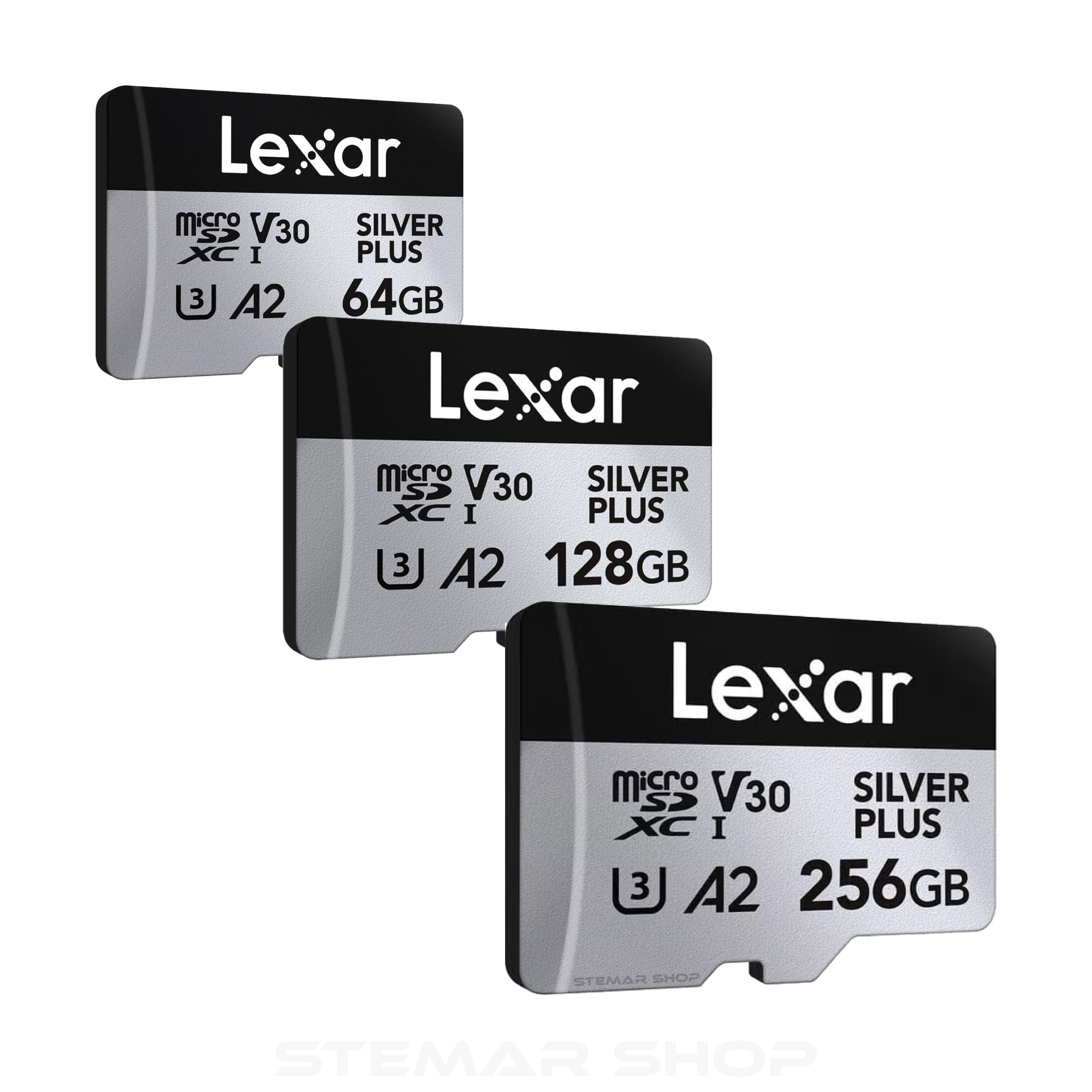 Lexar Professional V30 SILVER PLUS MicroSDXC UHS-I Card