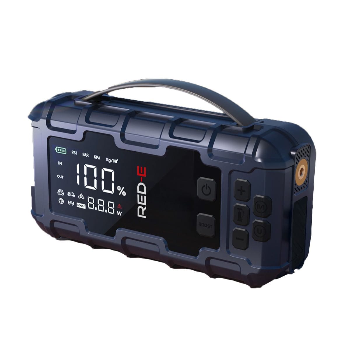 RED-E Jump Starter Power Bank with Air Compressor – 16 000 mAh