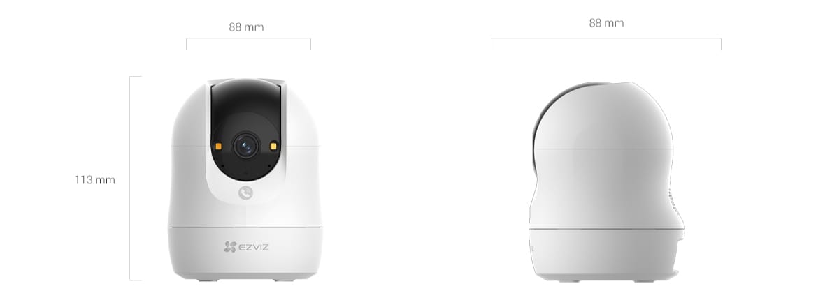 EZVIZ C6N G1 camera dimensions
