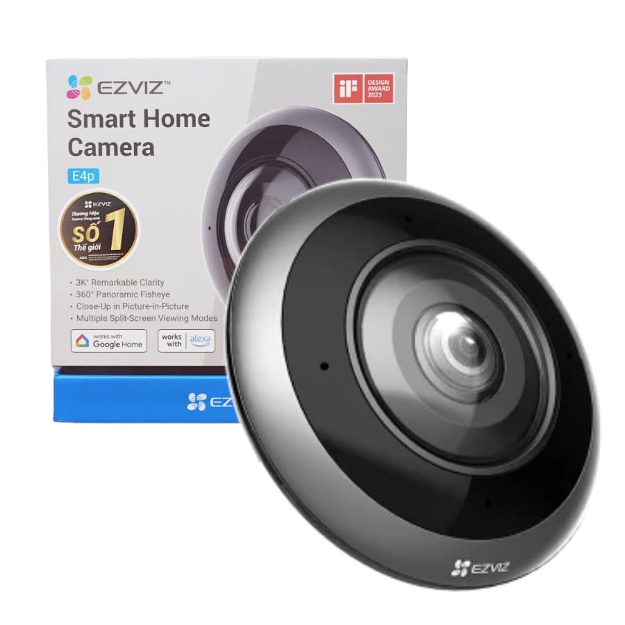 EZVIZ E4p Smart WiFi Panoramic Fisheye Camera (6MP) - Image 6