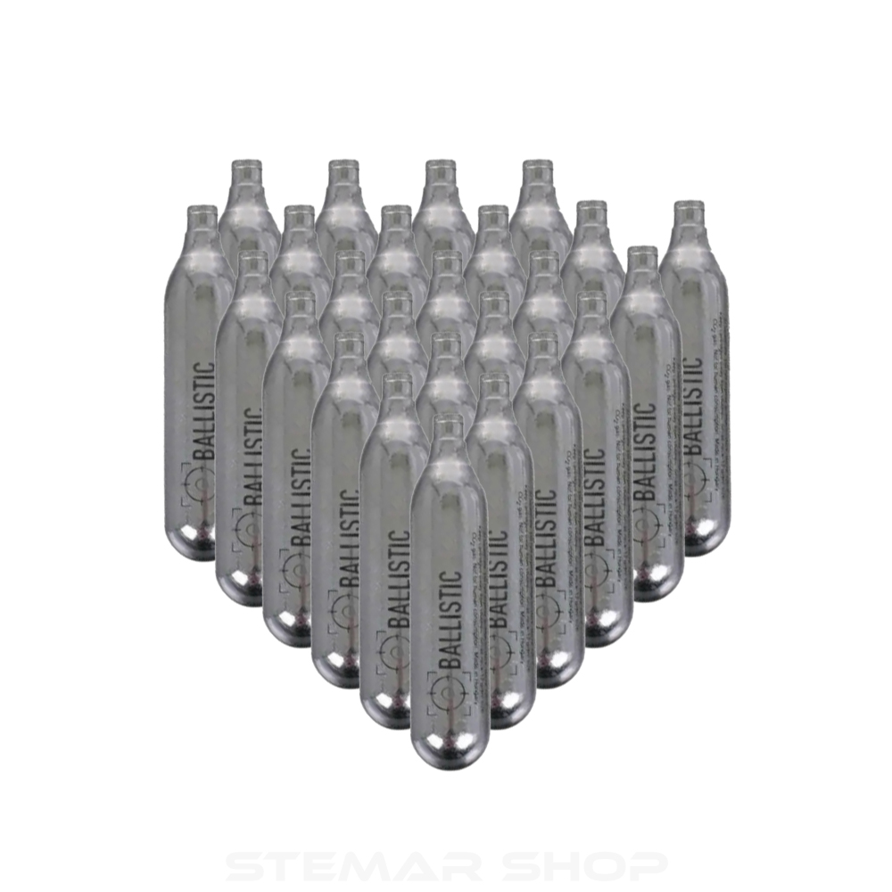 Ballistic 12g CO₂ Cartridges - 25 pack