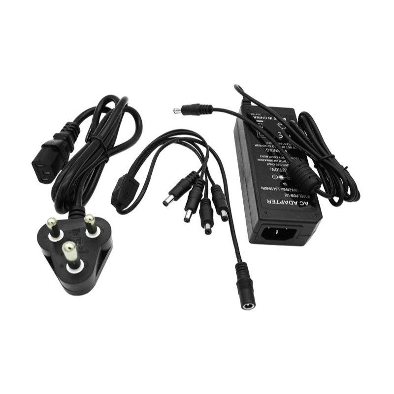 4 Channel 5A 12VDC Desktop Power Supply