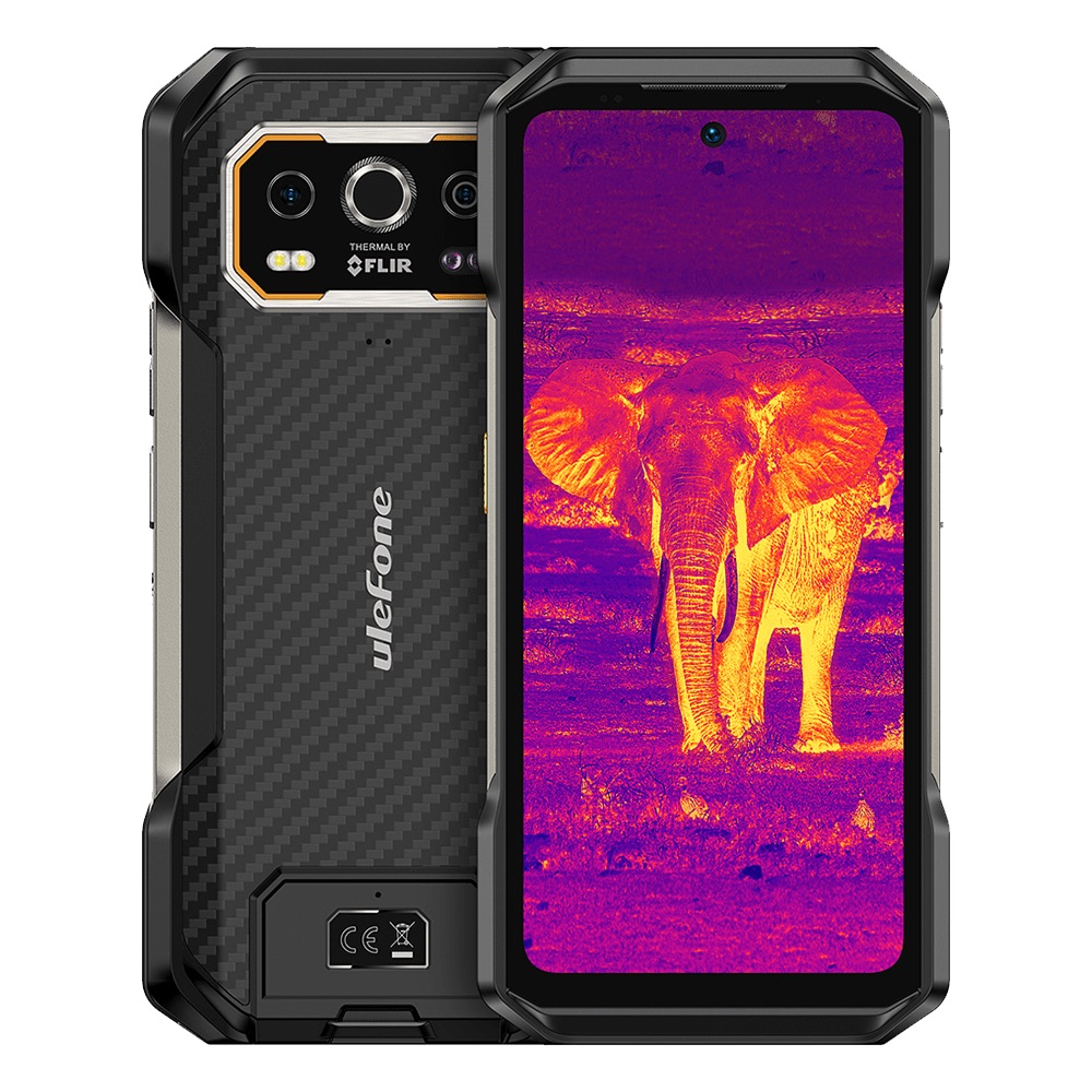 Ulefone Armor 27T Pro Thermal Rugged Smartphone - 12GB RAM 256GB ROM - NFC - Dual SIM - Black