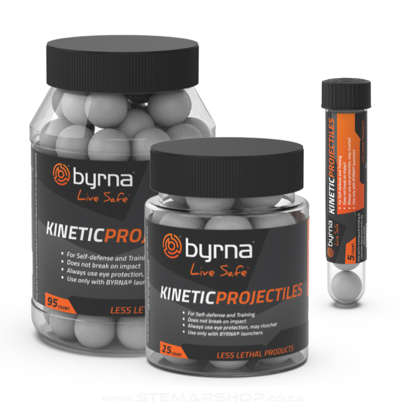 Byrna Kinetic Projectiles (Solid) - 0.68 Cal