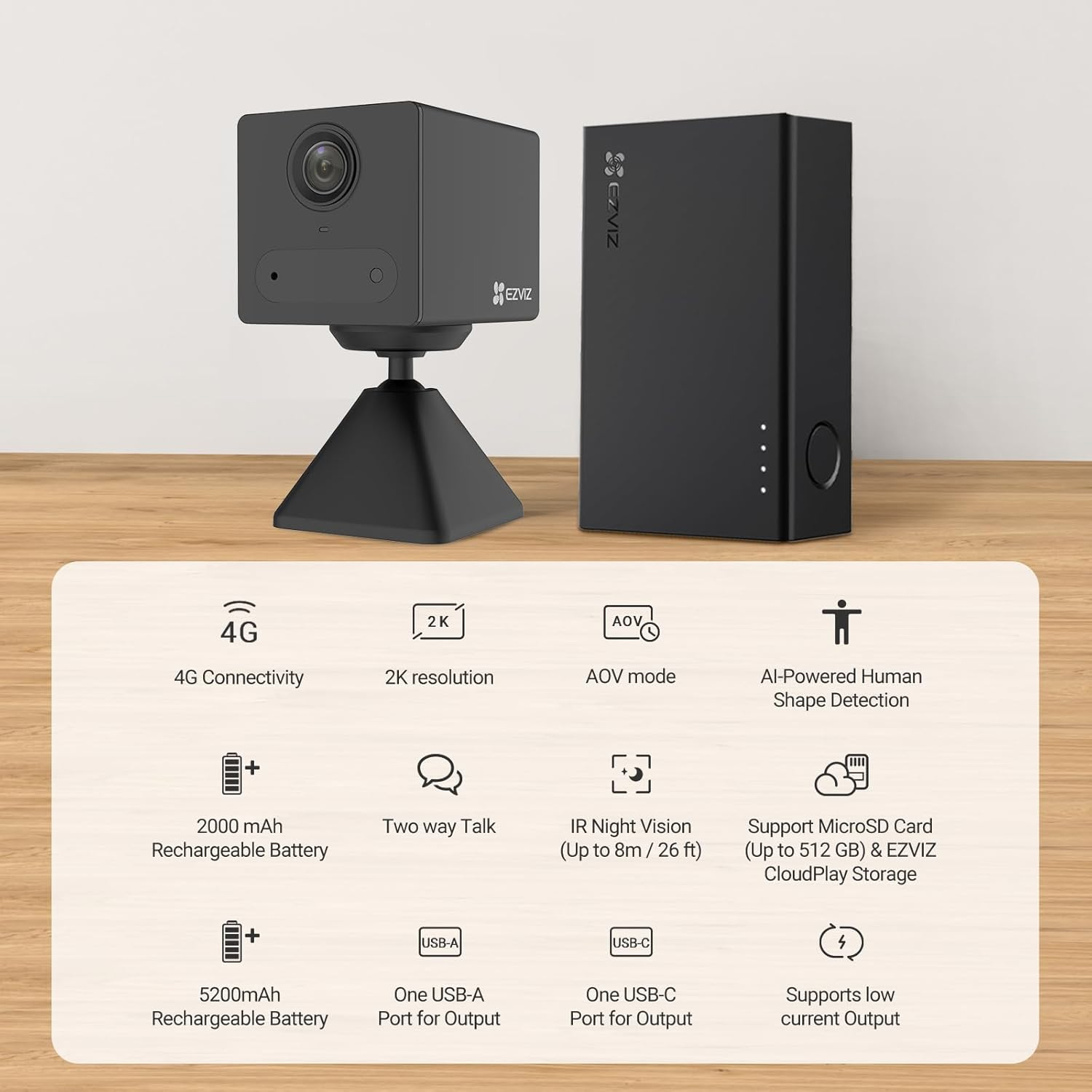 EZVIZ CB2 4G 2K Power Partner Camera Bundle (3MP) - Image 7