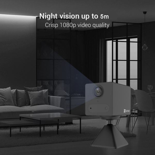 EZVIZ CB2 Indoor Battery WiFi Camera 1080P - Image 4