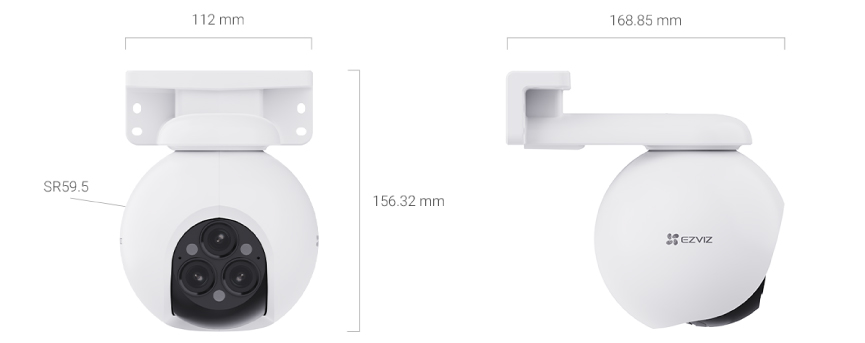 EZVIZ H80f Multi 2K+ Triple Lens Smart WiFi Camera (4MP)