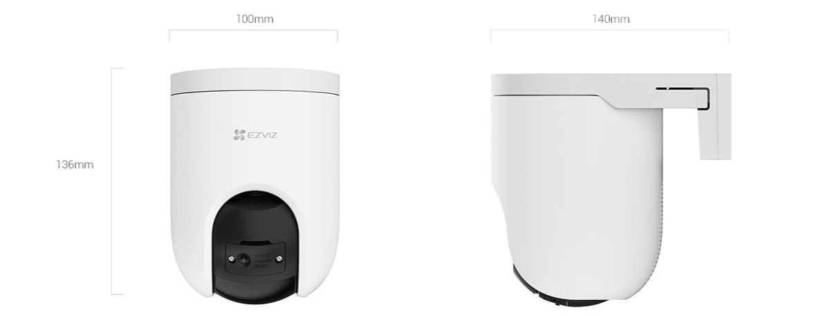 EZVIZ H8c Pro product dimensions