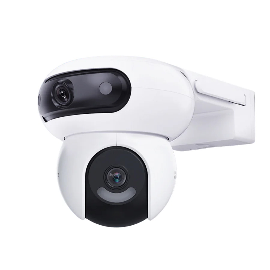 EZVIZ H90 Dual Lens 2K⁺ WiFi PT Camera (4MP) bottom camera facing front, top camera left