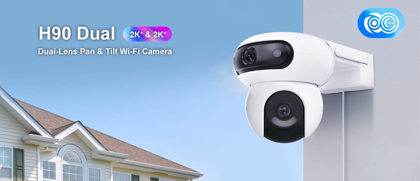 EZVIZ H90 Dual Lens 2K⁺ WiFi PT Camera 4MP hero