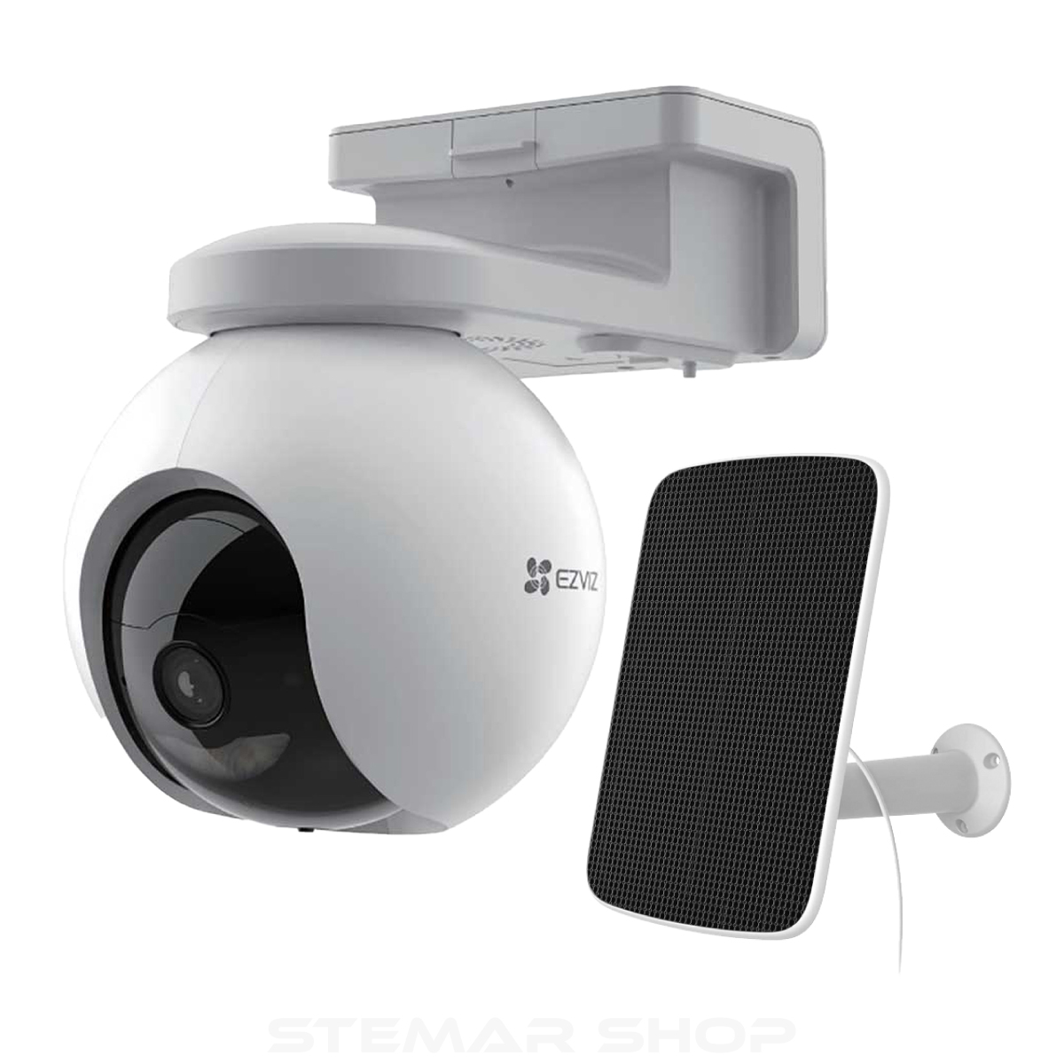 EZVIZ HB8 2K+ Battery PT WiFi Camera Solar Kit (4MP)
