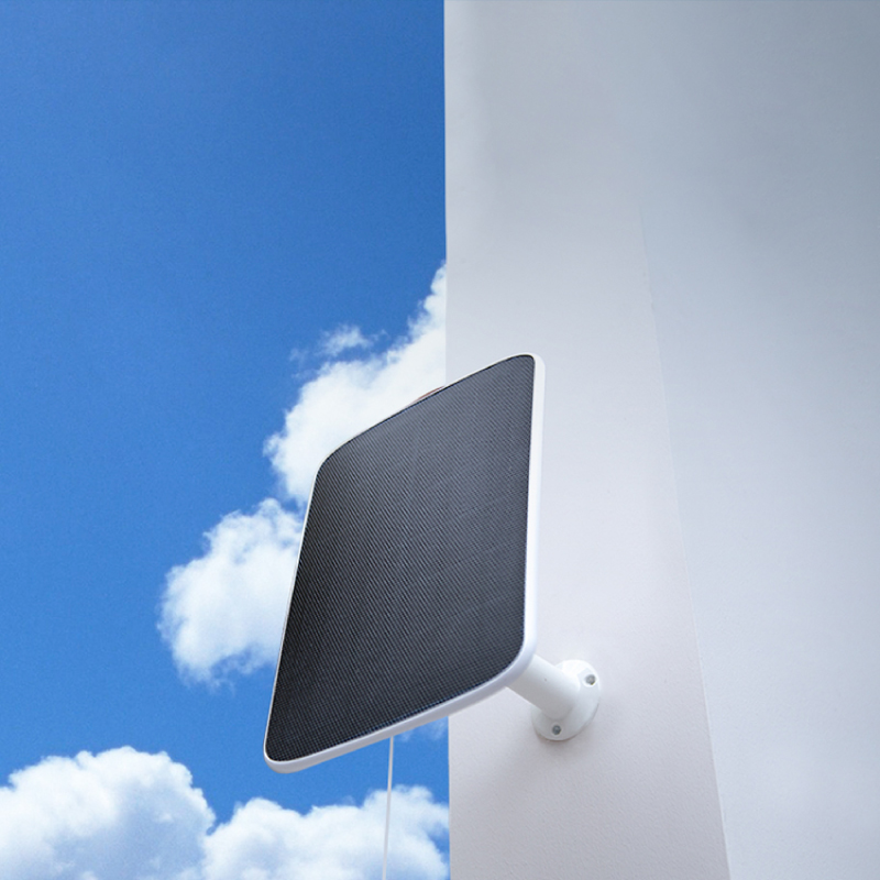 EZVIZ Solar Panel Type-C installed on a wall