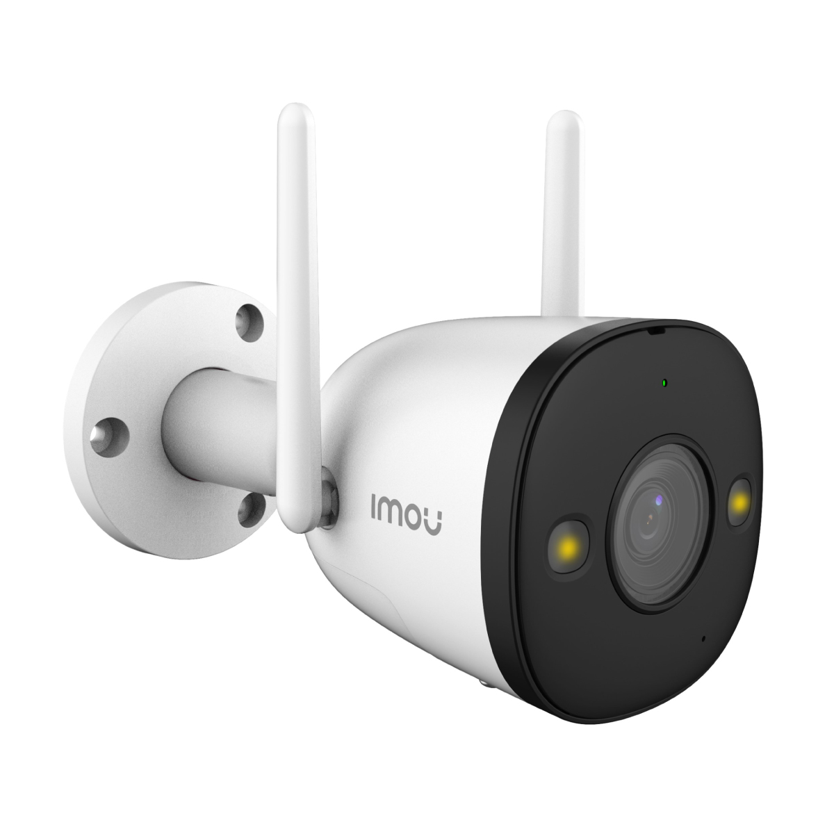 IMOU Bullet 2E WiFi Camera right perspective view with camera lighs off