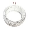 Ripcord 1.0mm - (24AWG) stranded core white