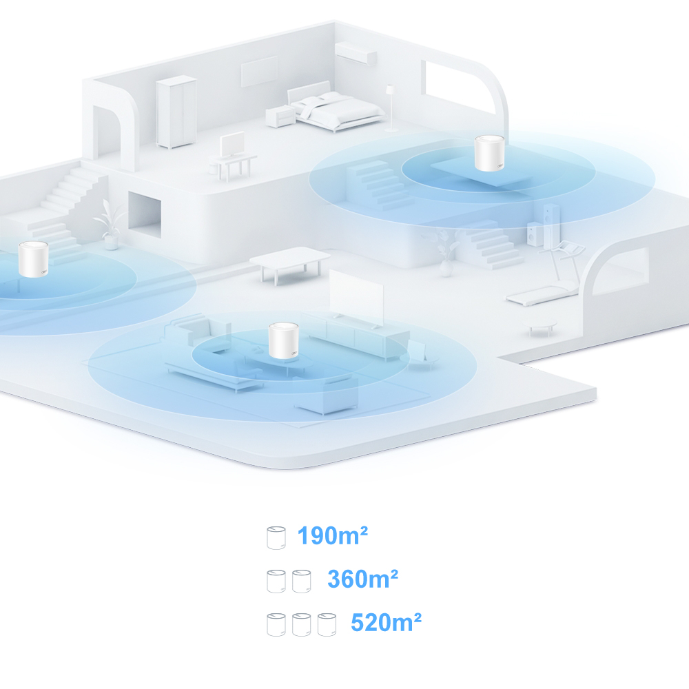 TP-Link Deco X10 AX1500 Whole Home Mesh Wi-Fi 6 System - Image 3
