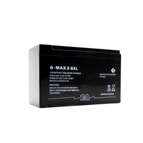 g-max 12v 8ah nano gel battery (vrla) g-max 8 gel