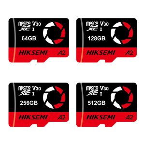 Hiksemi Capture V30 MicroSDXC Surveillance Memory Card – 64GB / 128GB / 256GB / 512GB (Without Adapter)
