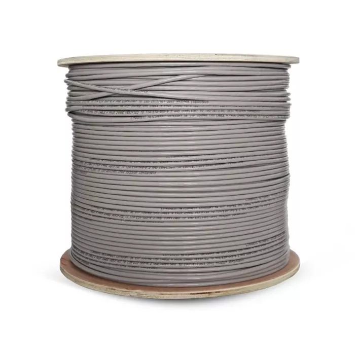 Linkbasic 500m Solid Copper CAT5e Cable Grey
