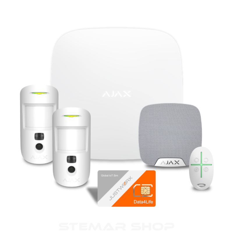 Ajax Hub 2 (4G) EasyCam Starter white