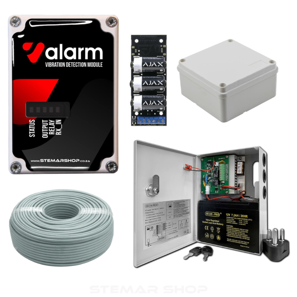V-Alarm Solar Panel Vibration Detection Build-It Bundle