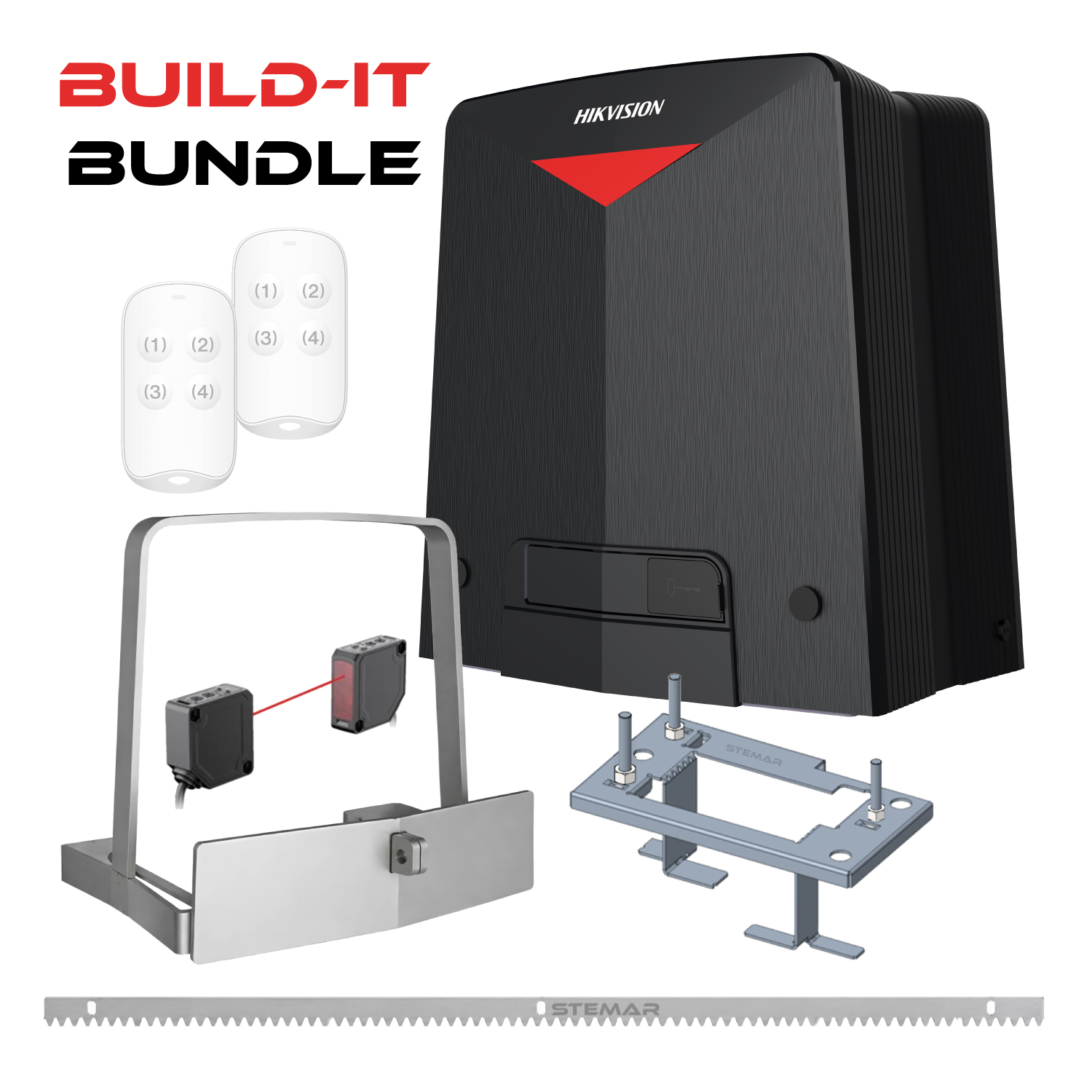 Hikvision H6 Smart Sliding Gate Motor Build-It Bundle