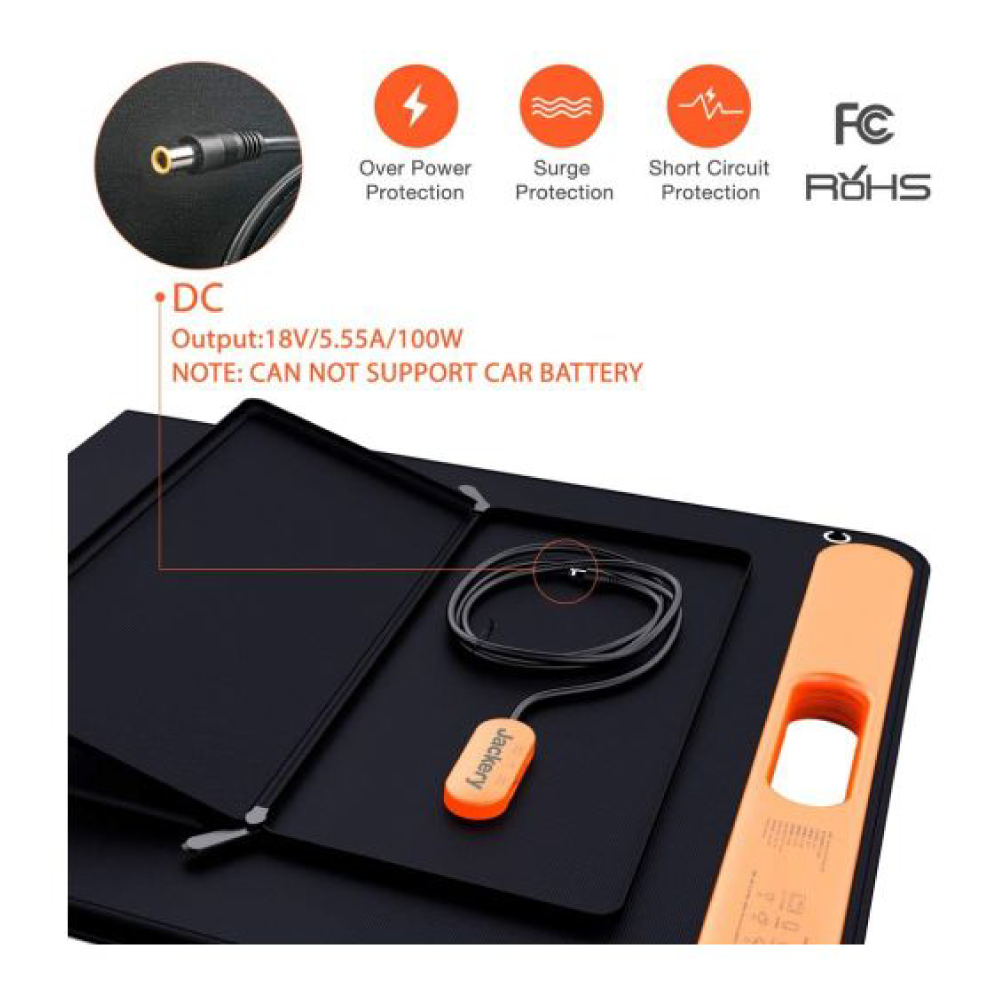 Jackery SolarSaga 100W Portable Solar Panel - Image 3