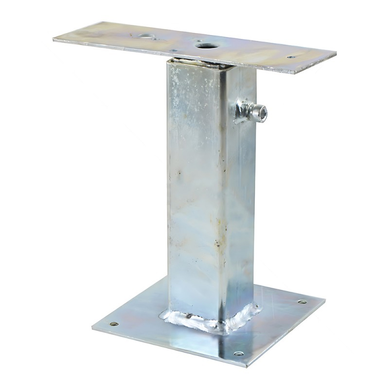 Outdoor Beam Extension Mounting Bracket displaying bolt for adjustability