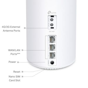 TP-Link Deco X10-4G AX1500 4G+ Whole Home Mesh Wi-Fi 6 System (1-Pack)