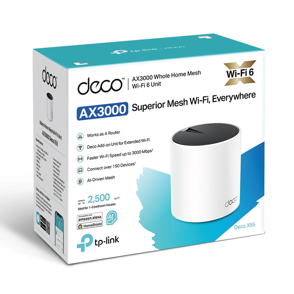 TP-Link Deco X55 AX3000 Whole Home Mesh Wi-Fi 6 System - Image 3
