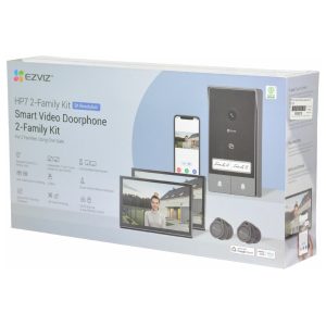 EZVIZ HP7 2-Family Kit 2K Smart Home Video Doorphone System