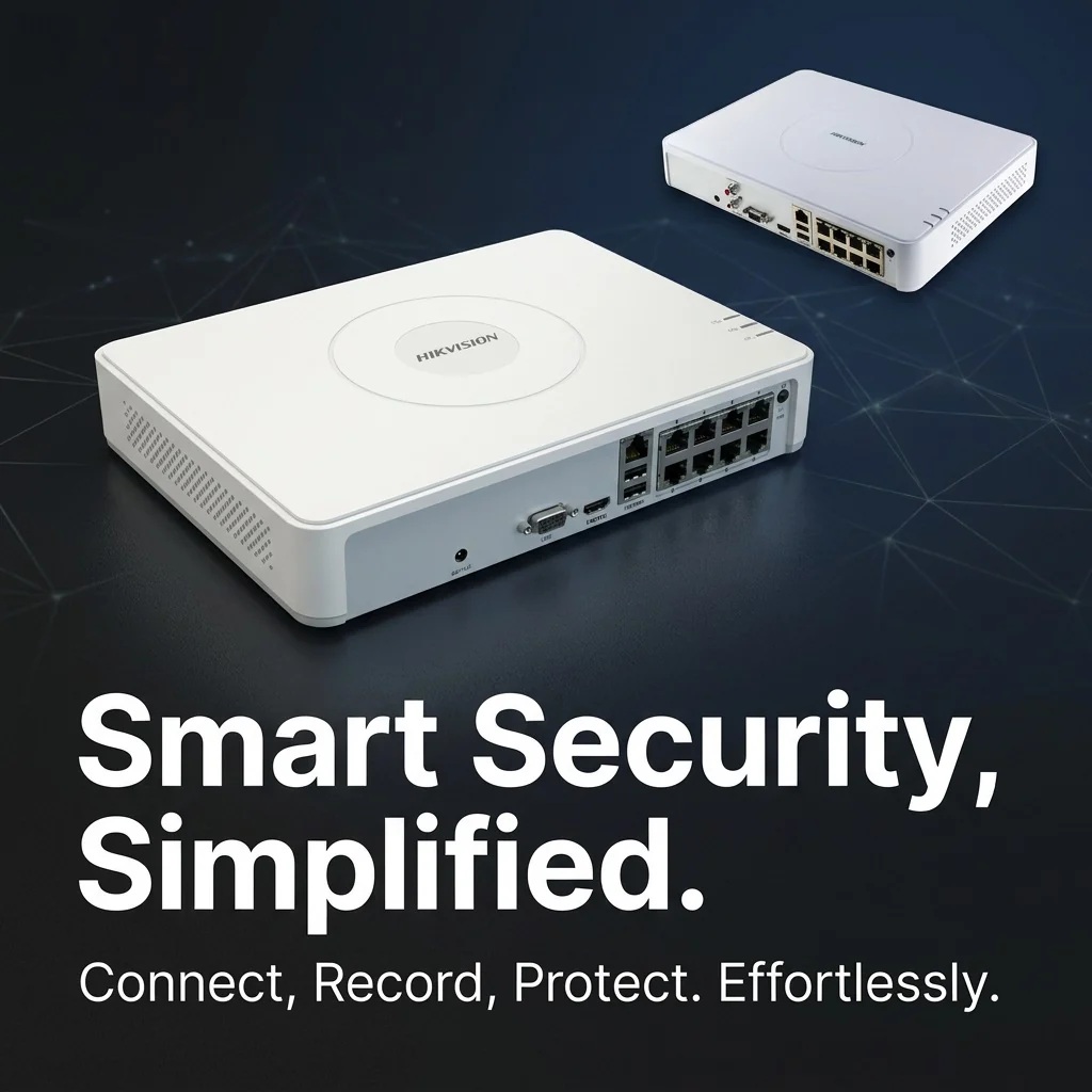 Hikvision 8-Channel PoE NVR with 8 PoE Ports - Image 4