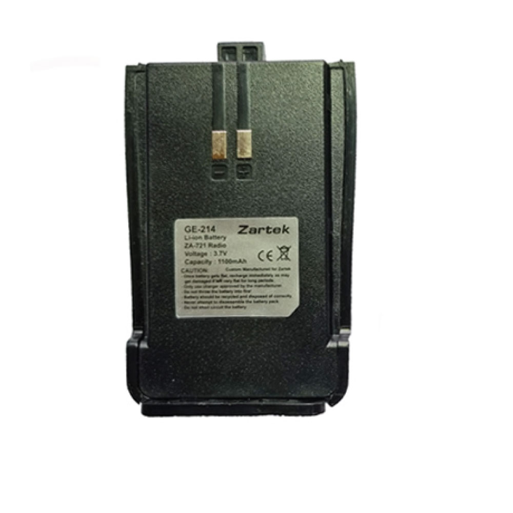 Zartek GE-214 Rechargeable Li-ion Spare Battery for ZA-721 – 3.7 V 1100 mAh