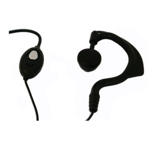 Zartek GE-252 Earphone with In-Line PTT Microphone