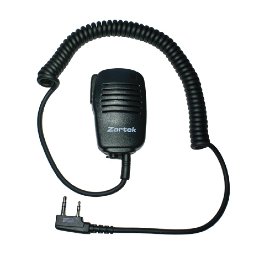 Zartek GE-259 Lapel Speaker Microphone for Two-Way Radios