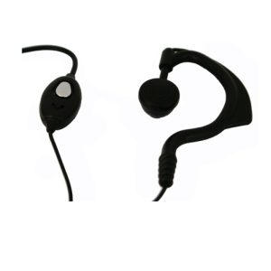 Zartek Single-Pin Earphone with In-Line PTT Microphone