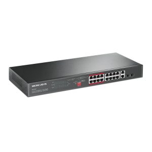 Mercusys MS118CP 16-Port PoE+ Rackmount Switch | 190 W PoE Budget